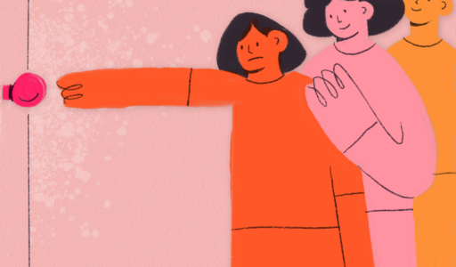 Illustration of patient receiving ERP for OCD