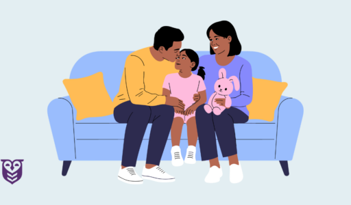 Parents help their child find a therapist so she can be happier