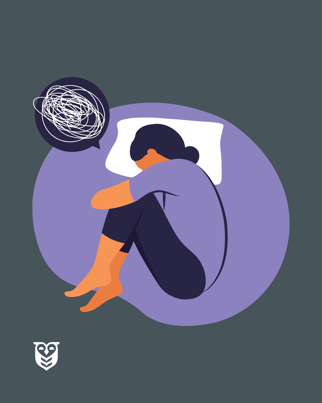 Depressed woman struggling because treatment isn't working.