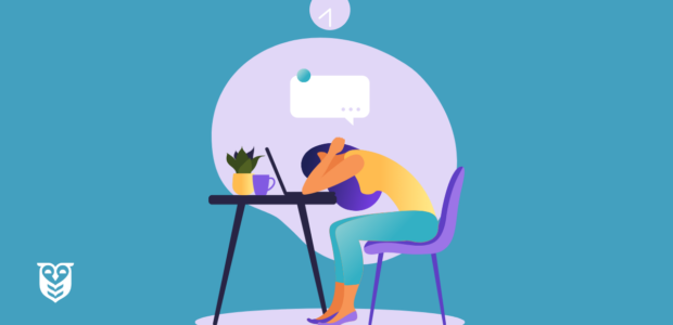 A woman experiencing chronic stress needs professional help since self-care is helpful and has limits.