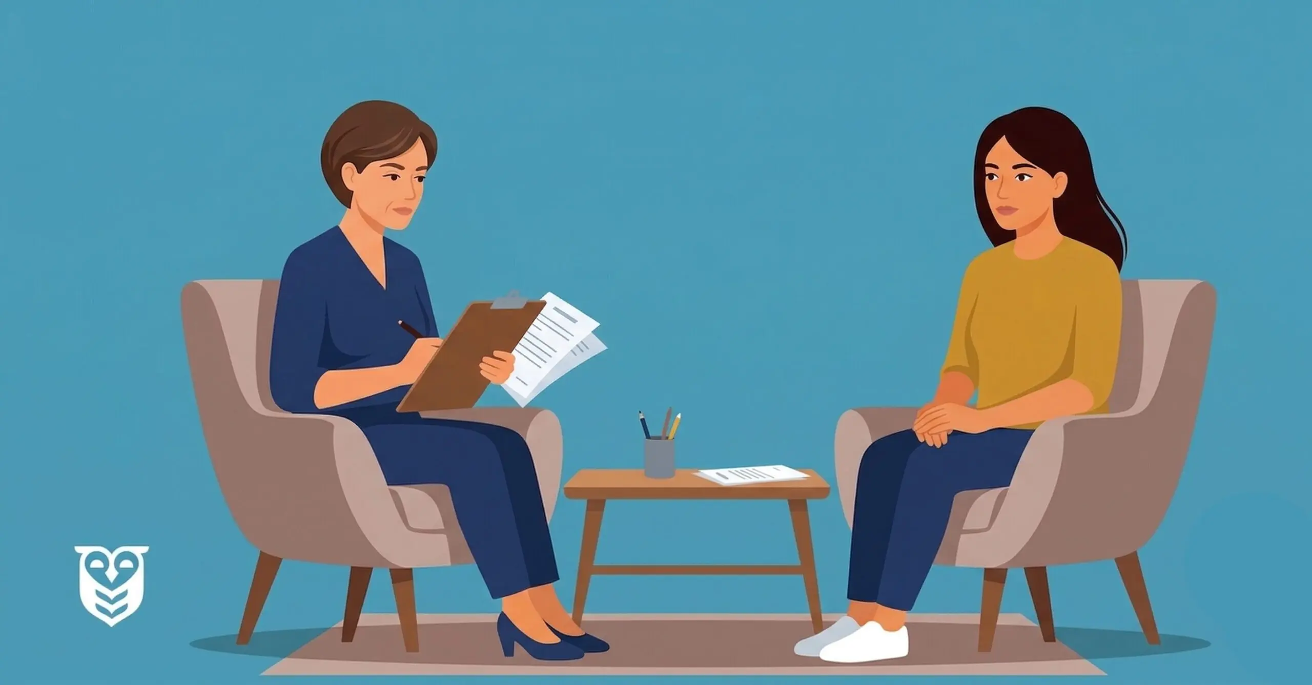 A woman receiving an evaluation for an I-601 extreme hardship waiver