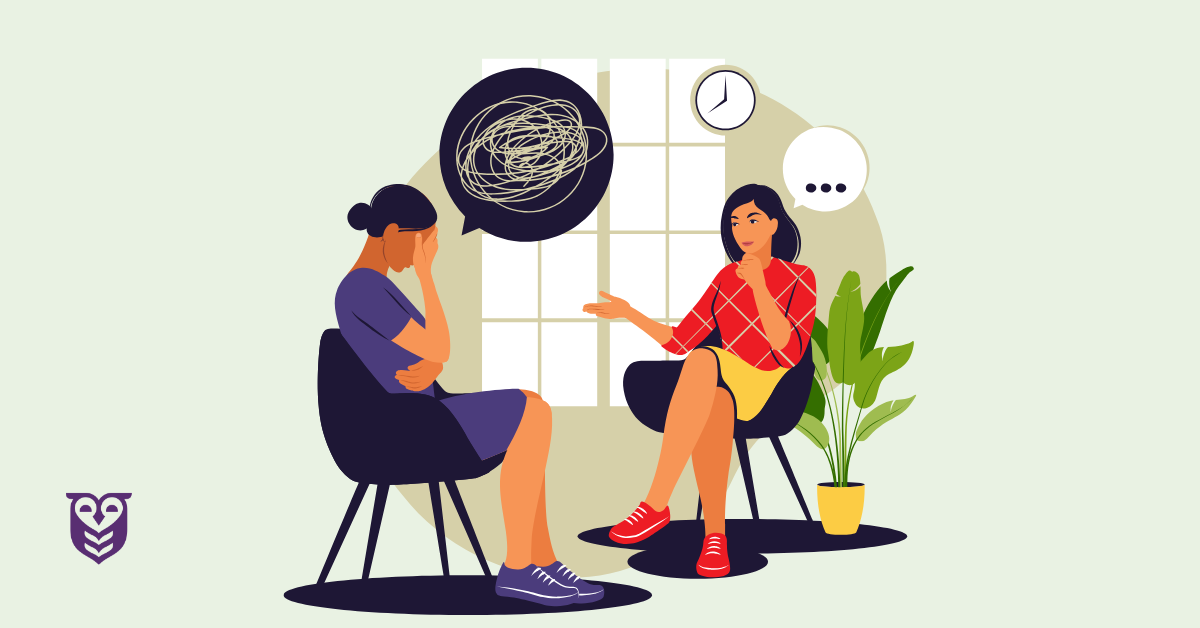 A woman struggling with depression benefits from medication management.